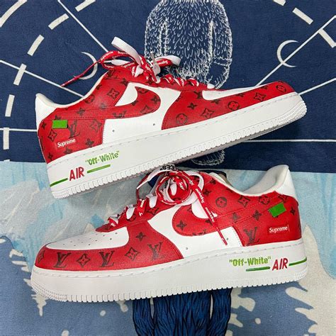 custom lv air force 1